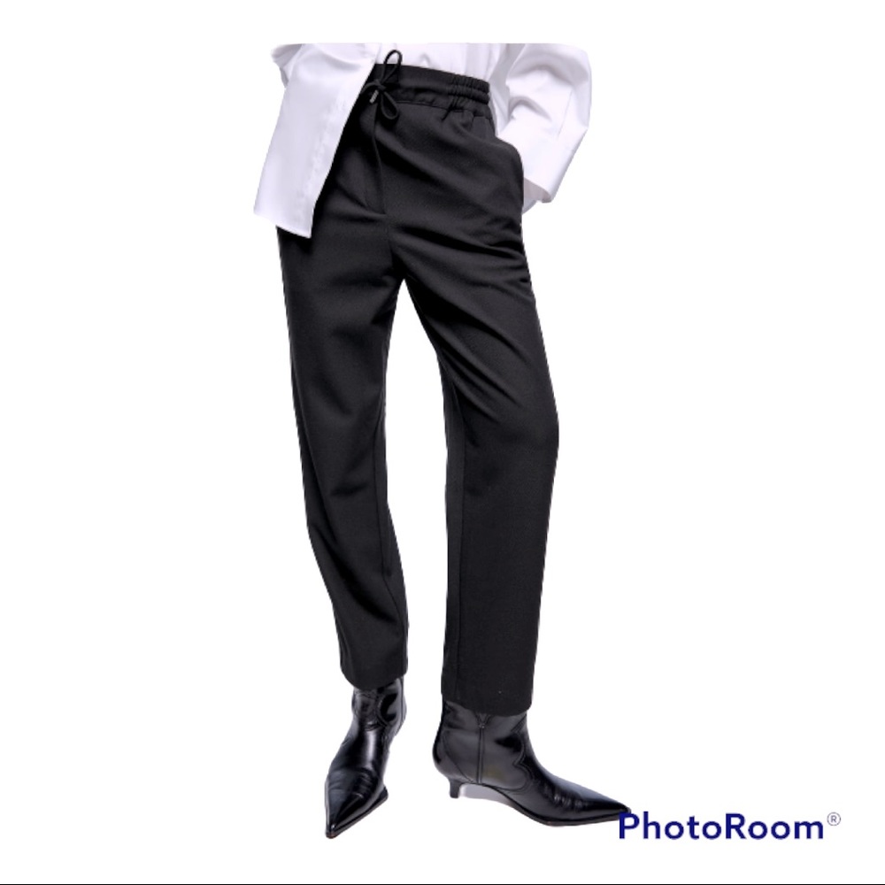 Zara soft jogging pants tie waist